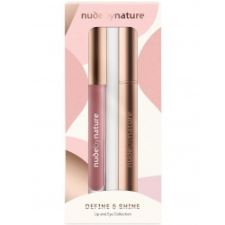 Nude by Nature Define & Shine Lip and Eye set Masc 01 / Lip 07