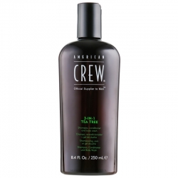 American Crew 3-IN-1 Tea Tree Shampoo Conditioner Body Wash 250 ml