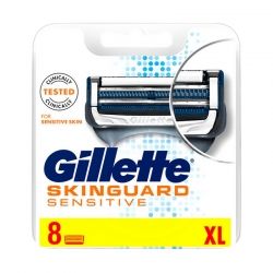 Gillette Skinguard Sensitive Barberblade 8 stk.