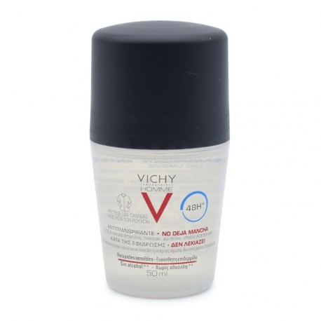 Vichy Homme Antitranspirante 48h Deo Roll-On 50 ml