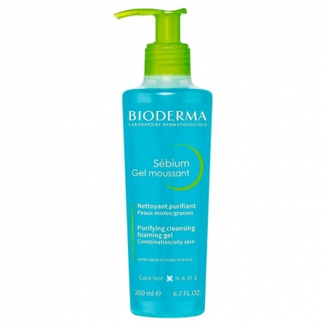 Bioderma Sébium Gel Moussant pumpe 200 ml