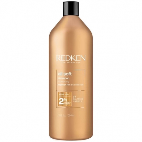 Redken All Soft Shampoo 1000ml