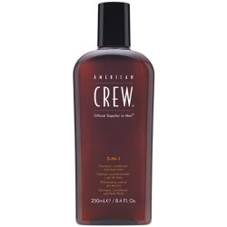 American Crew 3-in-1 Shampoo Conditioner Body Wash 250ml