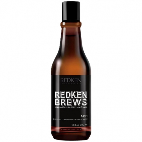 Redken Brews 3-in-1 Shampoo 300 ml