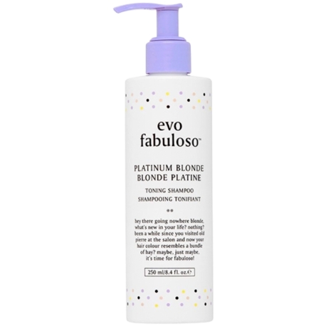 EVO Fabuloso Platinum Blonde Toning Shampoo 250 ml