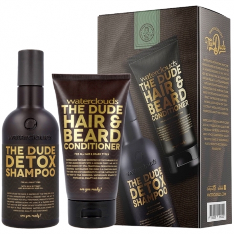 Waterclouds The Dude Detox Shampoo 250 ml & Conditioner 150 ml Sæt