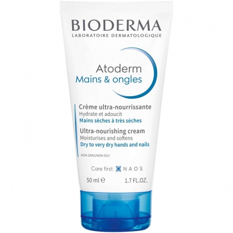 Bioderma Atoderm Mains & Ongles Ultra-nourishing Hand Cream 50 ml