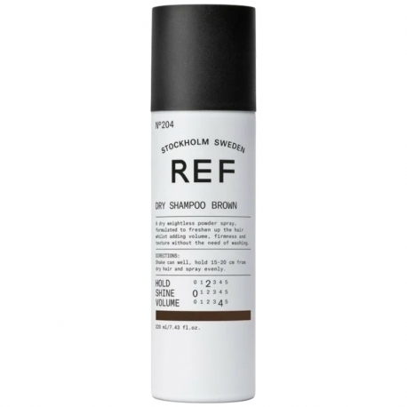 REF Dry Shampoo Brown No 204 220ml