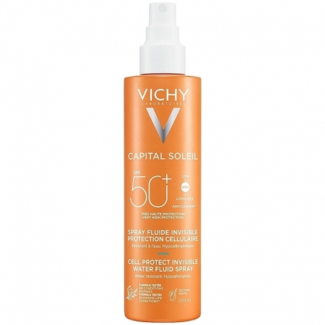 VICHY Capital Soleil Cell Protect Fluid Spray Invisible SPF50+ 200 ml