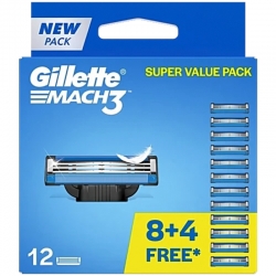 Gillette Mach 3 Barberblade (12 stk.)