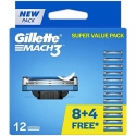Gillette Mach 3 Barberblade (12 stk.)