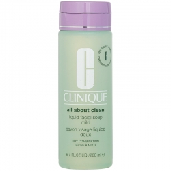 Clinique All About Clean Liquid Facial Soap Mild Dry Combination 200 ml